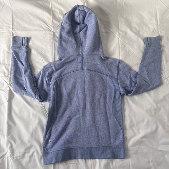 Lululemon: Light Blue Zip-up Sweater, Size: 10 - Picture 3 of 5